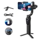Стабілізатор - стедікам S5Bpro 3 Axis Gimbal Stabilizer для телефону, смартфона, фото, відео 360° + AI трекер (автоматичне відстеження) з LED лампою + Кейс у комплекті / Триосьовий трипод - зображення 1