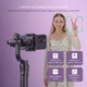 Стабілізатор - стедікам S5Bpro 3 Axis Gimbal Stabilizer для телефону, смартфона, фото, відео 360° + AI трекер (автоматичне відстеження) з LED лампою + Кейс у комплекті / Триосьовий трипод - зображення 3