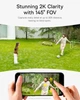 Уличная камера видеонаблюдения Baseus S1 2K, 145°, Wi-Fi, Solar, ИК+LED, 8ГБ, IP67, 10400мАч - изображение 7