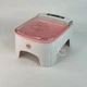 Кормушка для кошек и собак 700 мл аккумуляторная автоматическая Pet Smart Feeder, умная миска для кормления животных с автоматическим открыванием, таймером и сенсором движения Бело-розовая PSF-215-White/Pink - изображение 3