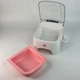 Кормушка для кошек и собак 700 мл аккумуляторная автоматическая Pet Smart Feeder, умная миска для кормления животных с автоматическим открыванием, таймером и сенсором движения Бело-розовая PSF-215-White/Pink - изображение 4