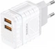 Мережевий зарядний пристрій FONENG EU57 USB-A 2-Port Charger 2.4A (EU57-CH) - зображення 2