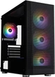 Корпус 1STPLAYER FD5-M-BK-4F1 Black - изображение 1