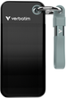 Dysk SSD Verbatim Pocket SSD 2TB USB 3.2 Gen 2 Type-C Black-Grey ('0023942321941) External - obraz 1