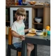 Комплект мебели Tega Baby, TEGGI MULTIFUN+2 стульчика graphite mustard (TI-011-172) - изображение 3
