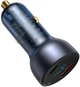 Автомобільний зарядний пристрій Baseus Particular Digital Display QC4.0+PD3.0 PPS 65W 5А (USB+Type-C) Dark Gray - зображення 4