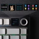Механічна бездротова (Bluetooth + 2,4G) клавіатура з HOT SWAP AULA F75 MAX, TFT Screen Knob, RGB, Reaper switch Mac/Win УКР/АНГЛ Purple (F75MAXPURPLE) - изображение 5