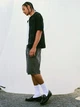 Шорты джинсовые длинные мужские Levi`s 478 Baggy Shorts Overnight Bag 001JM-0000 31-12 Темно-серые (5401187060989) - изображение 7