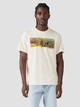 Футболка хлопковая длинная мужская Levi`s SS Relaxed Fit Tee Archival 16143-1671 S Молочная с принтом (5401157955116) - изображение 1