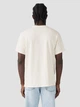 Футболка хлопковая длинная мужская Levi`s SS Relaxed Fit Tee Archival 16143-1671 S Молочная с принтом (5401157955116) - изображение 2