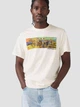 Футболка хлопковая длинная мужская Levi`s SS Relaxed Fit Tee Archival 16143-1671 S Молочная с принтом (5401157955116) - изображение 3