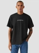 Футболка хлопковая длинная мужская Levi`s SS Relaxed Fit Tee Archival 16143-1835 M Черная с принтом (5401157872475) - изображение 1