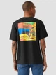 Футболка хлопковая длинная мужская Levi`s SS Relaxed Fit Tee Archival 16143-1835 M Черная с принтом (5401157872475) - изображение 2