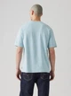 Футболка хлопковая длинная мужская Levi`s Red Tab Vintage Tee Iguana A0637-0141 S Бледно-голубая (5401187003955) - изображение 2