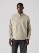 Рубашка хлопковая мужская Levi`s Authentic Button Down Colby A7210-0032 S Бежевая (5401187009261) - изображение 1
