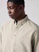 Рубашка хлопковая мужская Levi`s Authentic Button Down Colby A7210-0032 S Бежевая (5401187009261) - изображение 4