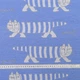 Тканина супергобелен Кіт, фон т. блакитний (253г/м.кв150см пог.м) 176305 - зображення 3