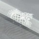 Ткань тюль сетка вышивка Франческа белая с фестоном (34г/м.кв290см пог.м) 175378 - изображение 6