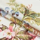Декоративная ткань Птицы, цветы фон крем (172г/м.кв280см пог.м) 176469 - изображение 1