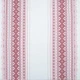 Ткань скатертная рогожка орнамент красный (150г/м.кв150см пог.м) 180267 - изображение 2