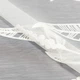 Ткань тюль вышивка Кетен листья молочные с утяжелителем (53г/м.кв300см пог.м) 179974 - изображение 1
