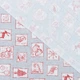 Новогодняя ткань лонета Сувенир фон серый (154г/м.кв280см пог.м) 173590 - изображение 4