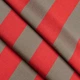 Ткань дралон полоса /BICOLOR темно бежевая, красная (190г/м.кв160см пог.м) 94125 - изображение 1