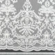 Ткань тюль микросетка вышивка Романс молочная крем с фестоном (51г/м.кв285см пог.м) 172993 - изображение 4