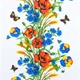Тканина рушникова вафельна набивна маки (160г/м.кв45см пог.м) 181843 - зображення 2