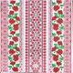 Ткань скатертная рогожка маки (160г/м.кв150см пог.м) 181835 - изображение 2