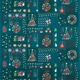 Ткань скатертная рогожка Новогодняя (163г/м.кв150см пог.м) 180266 - изображение 2