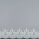 Ткань тюль сетка вышивка Алегро цвет молочнаый, голубая ель (50г/м.кв310см пог.м) 170117 - изображение 2