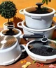 Набор кухонной посуды Edenberg 12 предметов из литого алюминия с мраморным антипригарным покрытием (EB-5646) - изображение 3