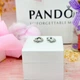 Срібні сережки Пандора Pandora Молодий місяць і зірки 299152C01 - изображение 3