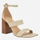 Женские босоножки кожаные Calvin Klein 114146878 39.5 Бежевые (1159834915) - изображение 2