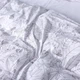 Простынь MirSon King Size 220x240 см 22-1427 Leafsong white Сатин Standart (2200011246659) - изображение 3