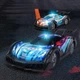Гоночная машинка на радиоуправлении RC Drift RaceCar 4WD с LED-подсветкой Сине-фиолетовый (ЕДМ-179-12) - изображение 10
