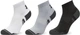 Шкарпетки Under Armour PERFORMANCE TECH 3PK QTR біло-сіро-чорні (3 пари) M 1379510-011 - зображення 1