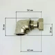 Угольник с накидной гайкой 1/2" ВР BS KVANT - изображение 4