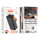 Зовнішній акумулятор BOROFONE BJ66 Magnifico 22.5W+PD20W fully compatible power bank (40000mAh) Black (6941991115141) - изображение 2