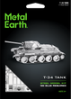 Металлический 3D конструктор Fascinations Metal Earth Танк Т-34 (MMS201) - изображение 7