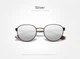 Женские поляризационные солнцезащитные очки KINGSEVEN W5519 Silver - изображение 2
