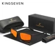 Чоловічі поляризаційні сонцезахисні окуляри KINGSEVEN LC755 Black Red - зображення 1