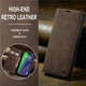 Чохол-книжка CaseMe з нубуку для iPhone 13 Темно-коричневий - зображення 10