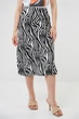 Спідниця з шовк-сатину Wear me XS Білий (зебра) (20_25_11597) - изображение 3