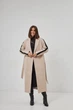 Пальто класика мідаксі з лампасом Wear me XL Бежевий (13_24_65_9782) - изображение 2