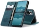 Чехол-книжка CaseMe из нубука для Xiaomi Redmi Note 10 Pro Бирюзовый - изображение 4
