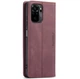 Чохол-книжка CaseMe із нубуку для Xiaomi Redmi Note 10/10s Бордовий - зображення 3