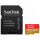 Карта памяти MicroSDXC 128GB UHS-I U3 R190/W90MB/s SanDisk Extreme V30 + SD-адаптер (SDSQXAA-128G-GN - изображение 1