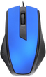 Миша Omega OM-08 USB Black/Blue (5907595455299) - зображення 1